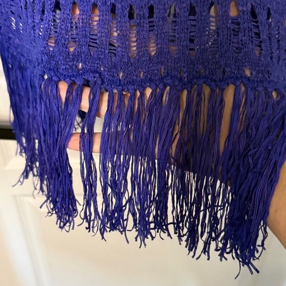 Cupio Royal Blue Knit Top - Picture 3 of 5